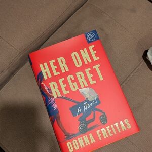 Her One Regret by Donna Freitas - Bright Red Hardcover